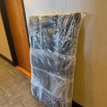 Mattress and box spring sealed in protective covers
